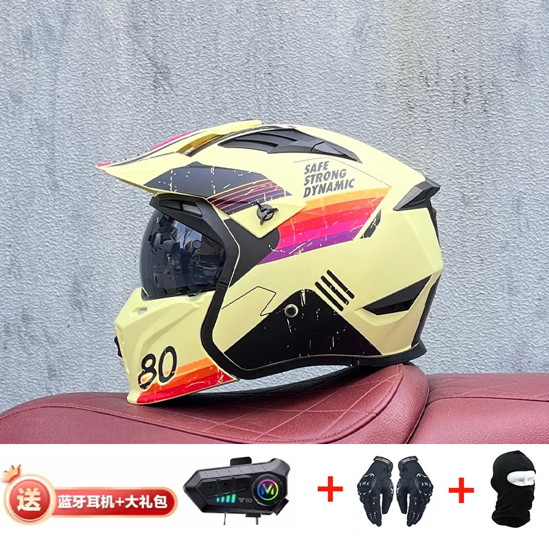 Orz Bluetooth Helmet Off Road  - Full Face Motorcycle Helmet With Bluetooth ulasan dan harga