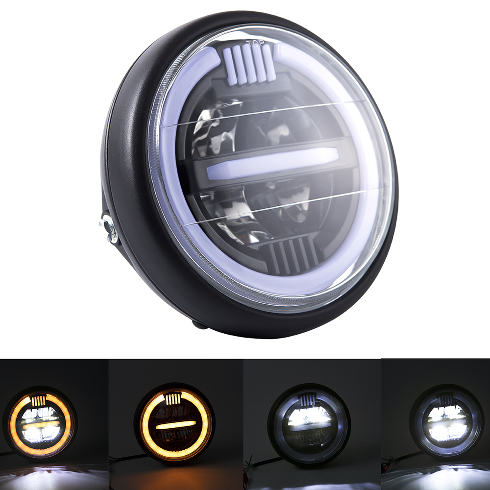 Universal Motorcycle Headlight - Universal Motorcycle Led Headlight Projector ulasan dan harga