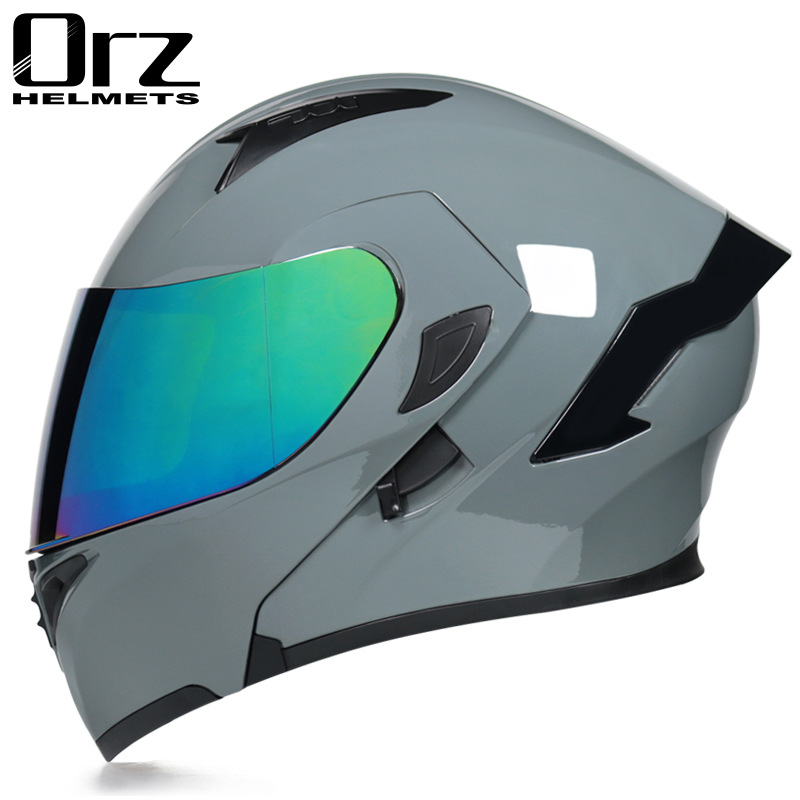 DOT Approved Safety Modular Fl - Modular Flip Up Motorcycle Helmet Dot Approved ulasan dan harga