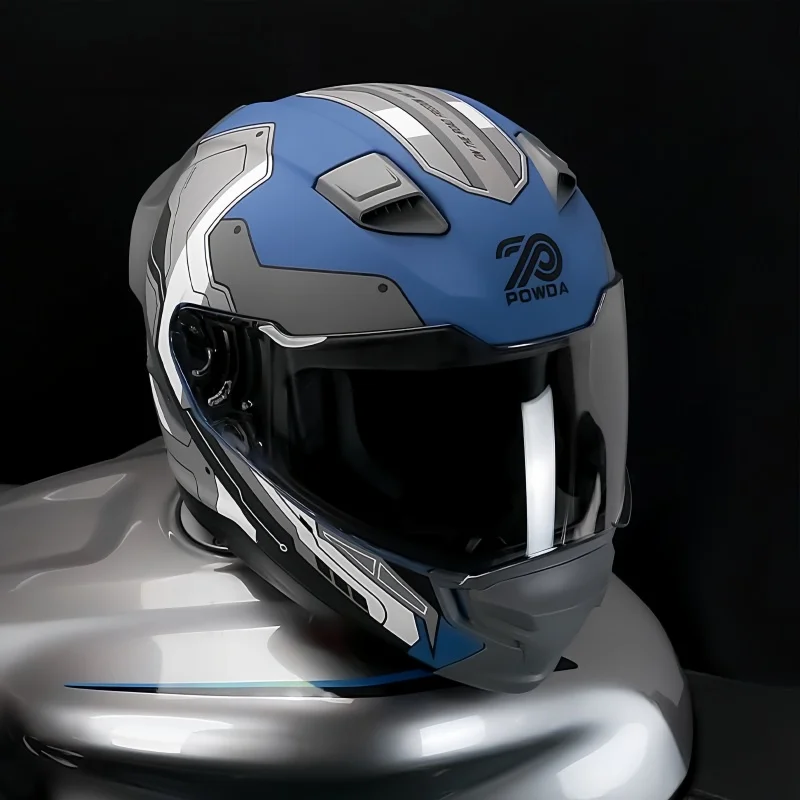 Unisex Full Face Motorcycle He - Dual Visor Motorcycle Racing Helmet ulasan dan harga