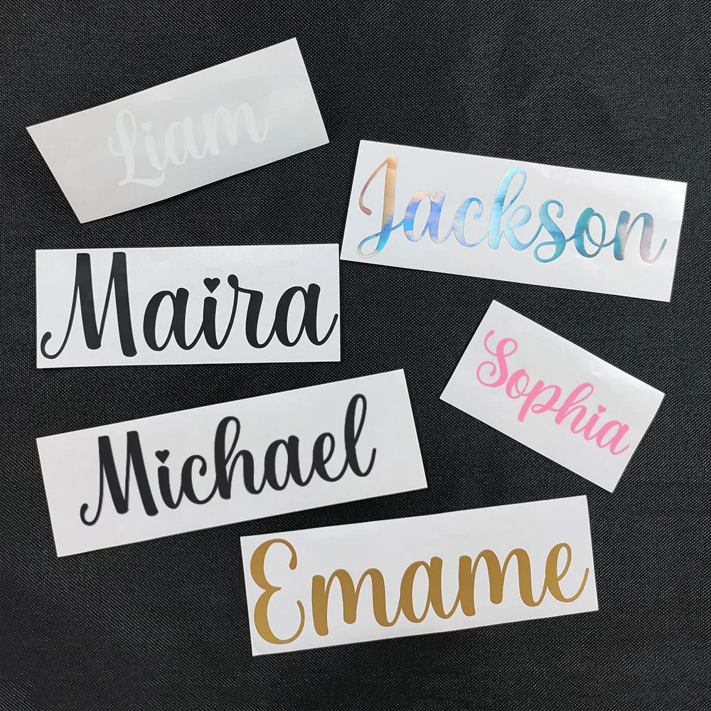 1PC Custom Name Stickers Handw - Motorcycle Helmets ulasan dan harga
