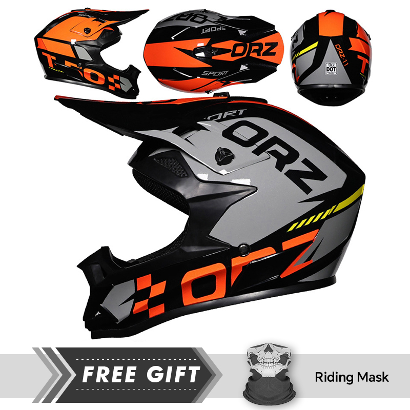 Off Road Helmet Eye Face Prote - Quick Release Buckle Motorcycle Helmet ulasan dan harga