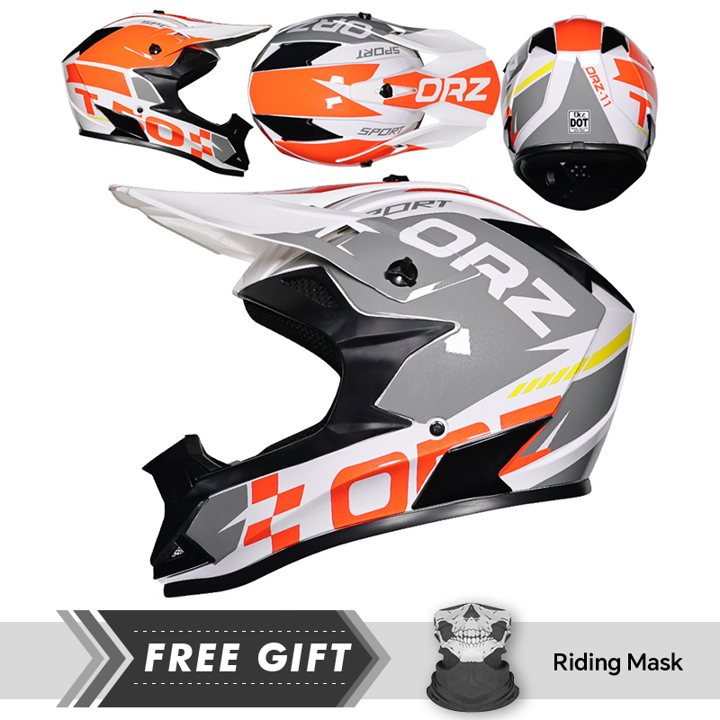 Off Road Helmet Eye Face Prote - Quick Release Buckle Motorcycle Helmet ulasan dan harga