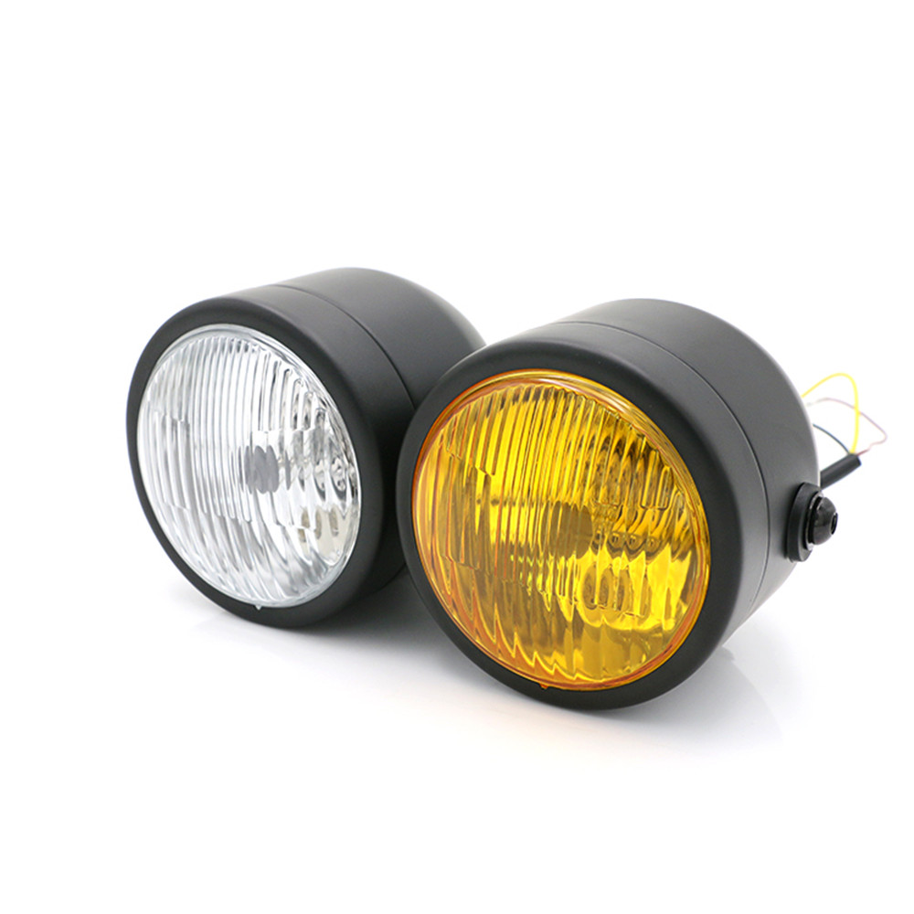 Universal H4 Twin Headlight Mo - Universal Motorcycle Led Headlight Projector ulasan dan harga