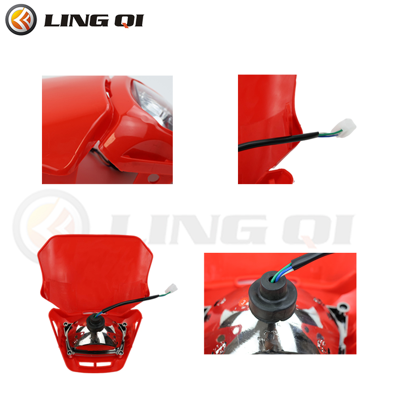 LINGQI 12V 35W LED Headlight P - Universal Motorcycle Led Headlight Projector ulasan dan harga